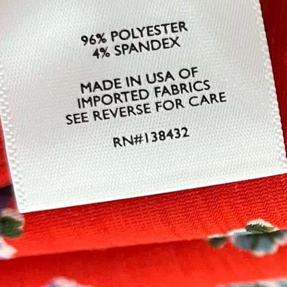 ModCloth It's a Go Tie Shoulder Red Floral Ruffle Midi Dress - Picture 6 of 6